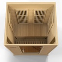  Maxxus 2 Per Low EMF FAR Infrared Carbon Canadian Hemlock Sauna