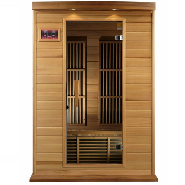 Maxxus 2 Per Low EMF FAR Infrared Carbon Canadian Red Cedar Sauna