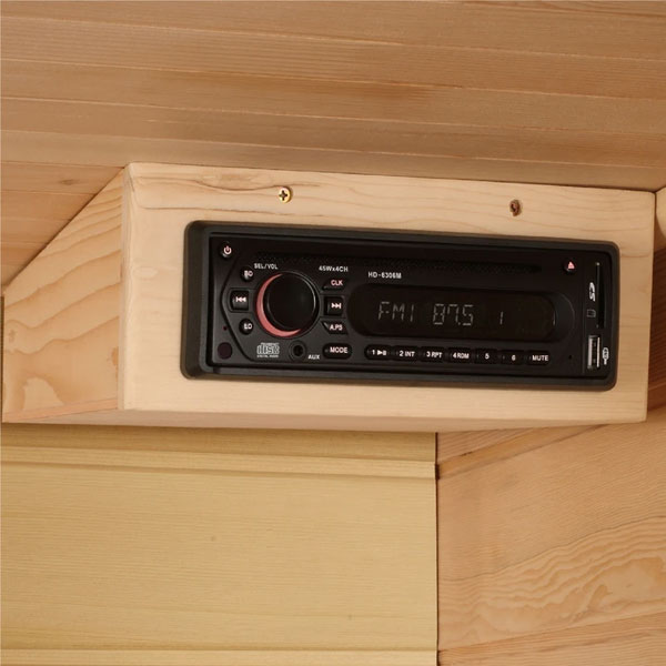 Maxxus 2 Per Low EMF FAR Infrared Carbon Canadian Red Cedar Sauna