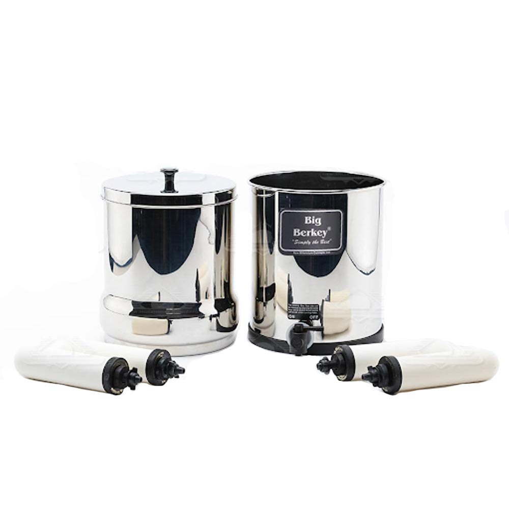  Big Berkey Non Embossed System with four 9 Super Sterasyl Ceramic Filters (2.25 Gal)