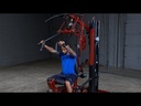 Body Solid - Red Bi Angular Home Gym