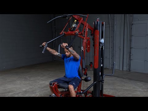 Body Solid - Red Bi Angular Home Gym
