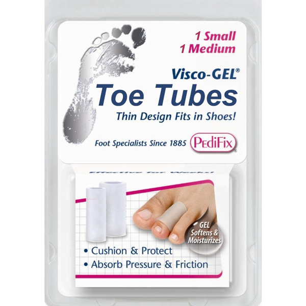 PediFix Visco-GEL Digital Tubes Mix Pack – Ultimate Gel Protection for Toes & Fingers