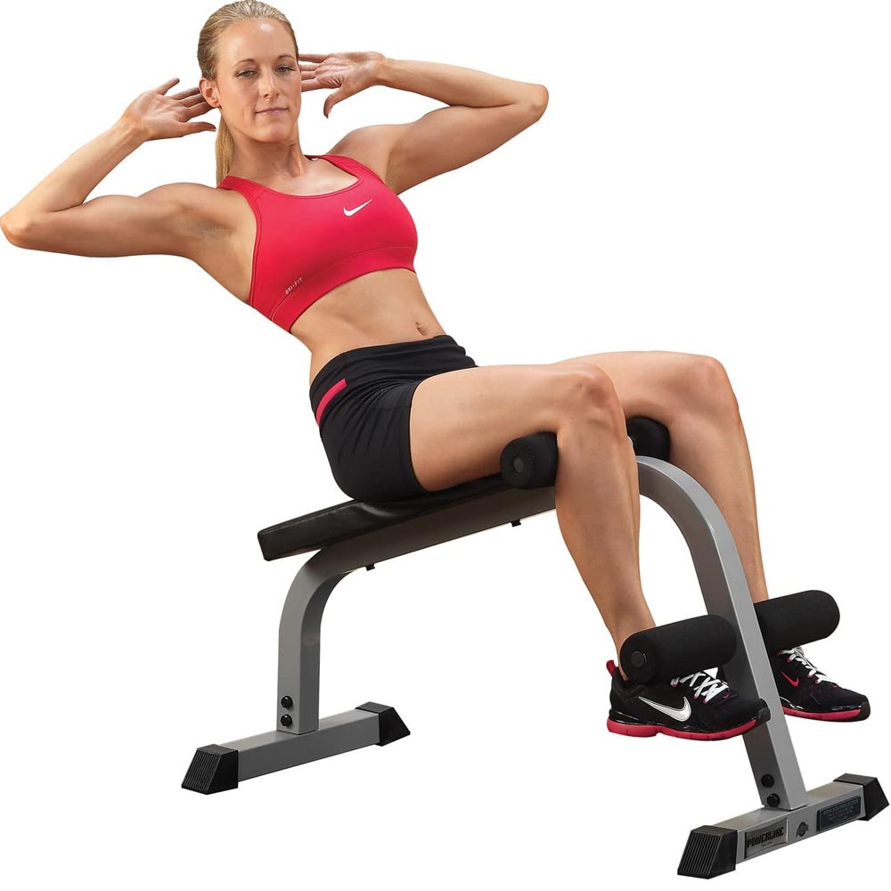 Body-Solid Powerline Ab Board – Build a Stronger Core with Adjustable Decline Support