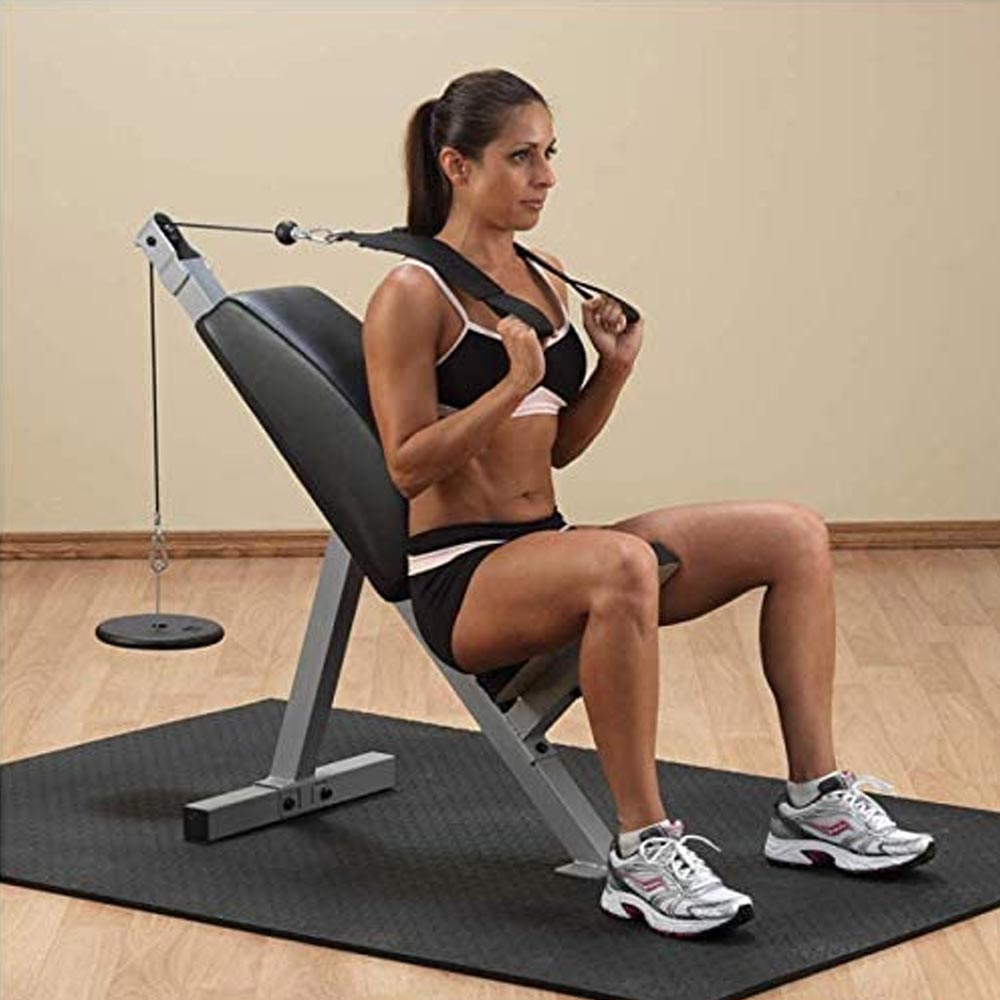 Body-Solid Powerline Ab Bench – Sculpt a Stronger Core with Adjustable Decline Support
