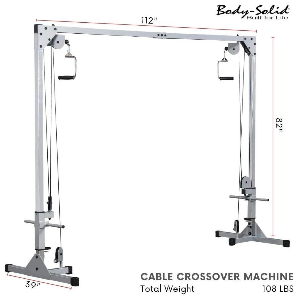 Body-Solid Powerline Cable Crossover Machine – Versatile Pulley-Based Strength Trainer for Full-Body Results