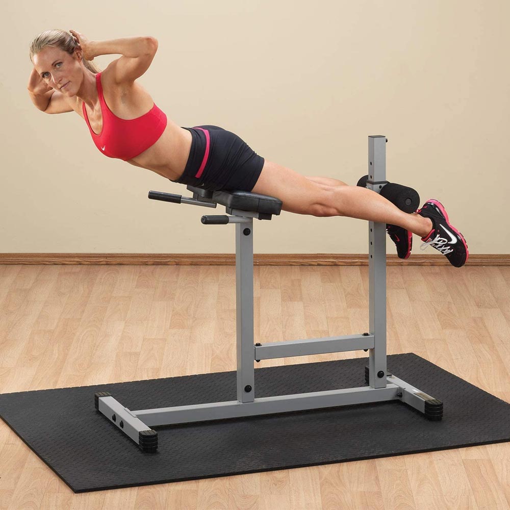 Body-Solid Powerline Roman Chair / Back Hyperextension – Strengthen Core, Glutes & Lower Back Safely
