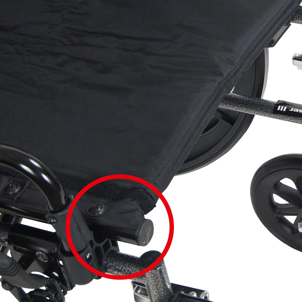 Drive Medical Viper Plus Reclining Wheelchair – 16 Inch Seat with Detachable Full Arms for Enhanced Comfort and Mobility