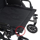  Drive Medical Viper Plus Reclining Wheelchair Detachable Full Arms 16 Inch Seat