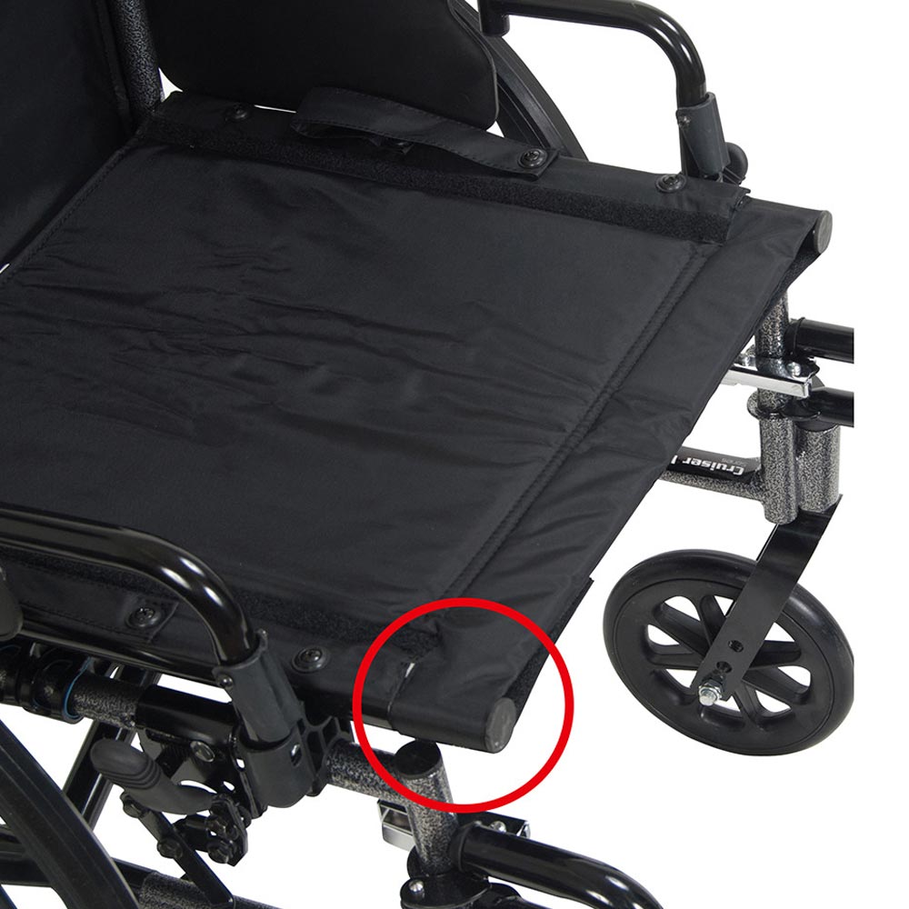 Drive Medical Viper Plus Reclining Wheelchair – 16 Inch Seat with Detachable Full Arms for Enhanced Comfort and Mobility