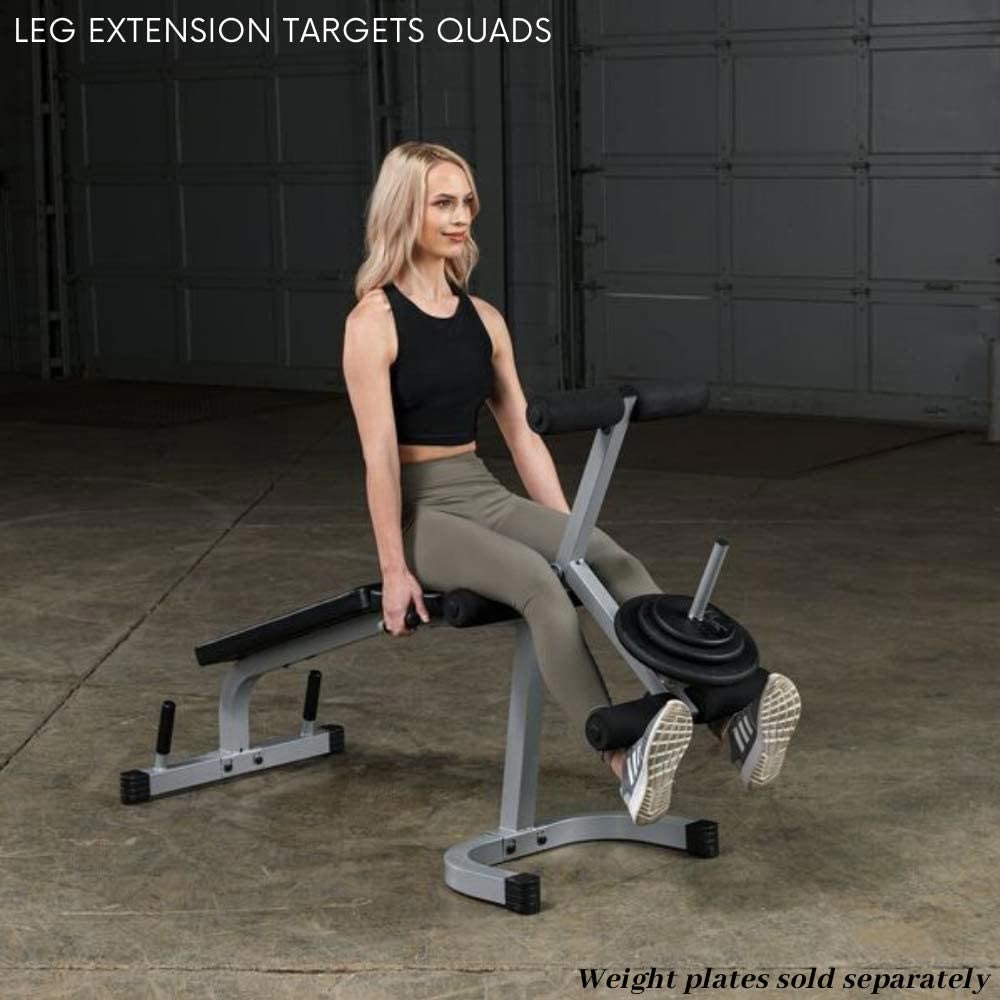 Body Solid Powerline Leg Extension & Curl Machine – Target Quads & Hamstrings in One Station
