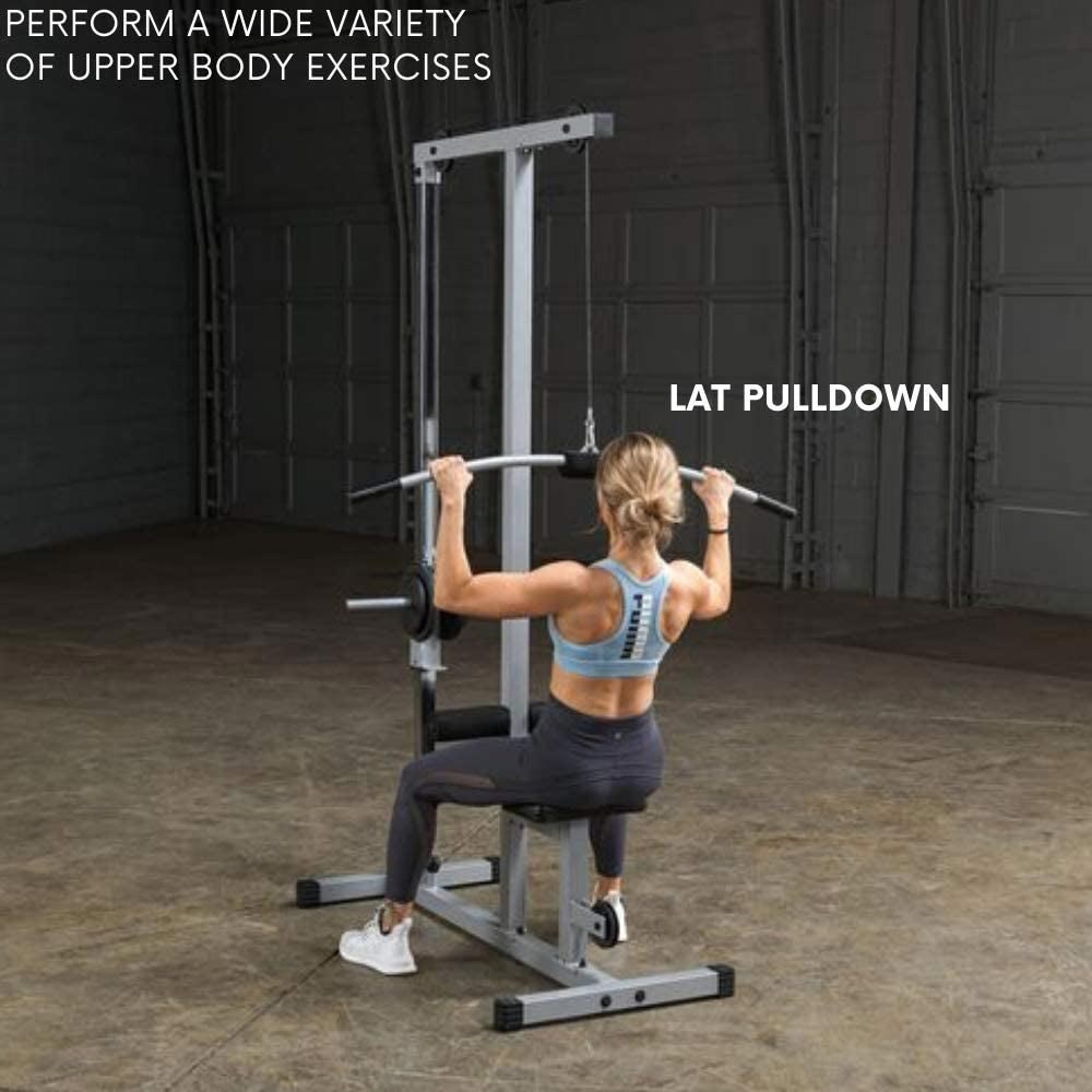 Body Solid Powerline Lat Pulldown Machine – Upper Body Cable Station