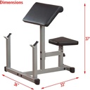  Body Solid - Powerline Preacher Curl