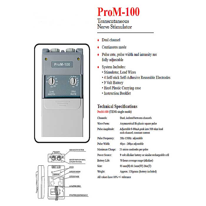 ProM 100 TENS Unit Single Mode
