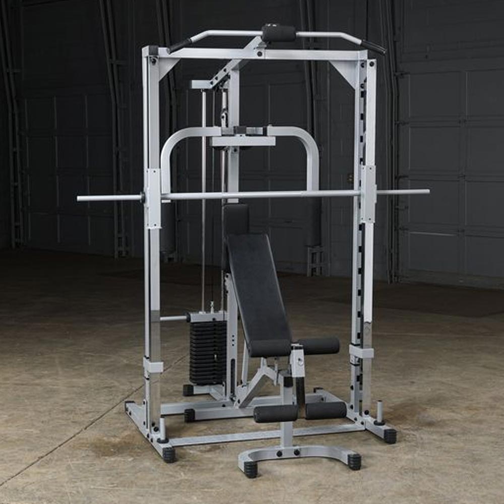 Body-Solid Powerline Smith Gym System – Complete Home Gym for Full-Body Strength Training