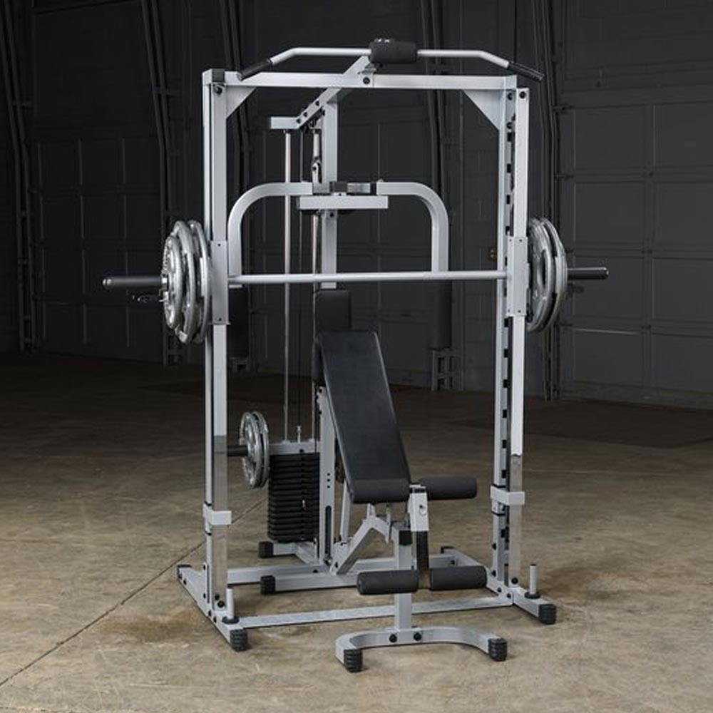 Body-Solid Powerline Smith Gym System – Complete Home Gym for Full-Body Strength Training
