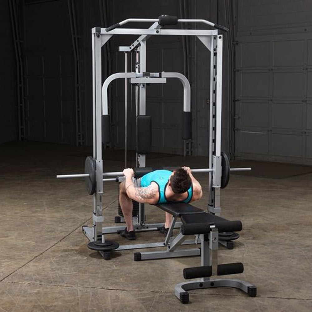 Body-Solid Powerline Smith Gym System – Complete Home Gym for Full-Body Strength Training