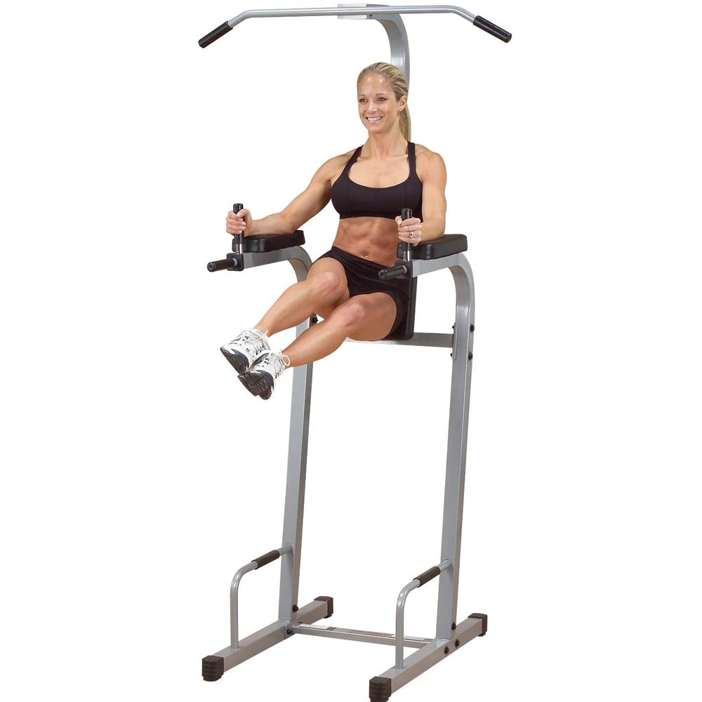 Body-Solid Powerline Vertical Knee Raise Chin Dip – All-in-One Machine for Abs, Chin-ups, and Dips