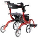 Drive Medical Nitro Duet Rollator and Transport Wheelchair