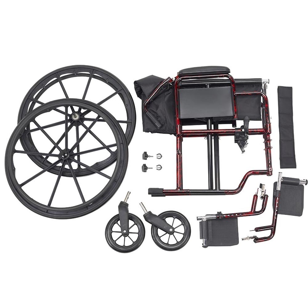 Drive Medical Rebel Lightweight Wheelchair – Comfort, Portability, and Durability in One
