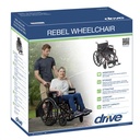  Drive Medical Rebel Lightweight Wheelchair