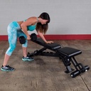  Body-Solid Proclubline Flat Incline & Decline Bench
