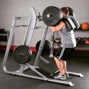  Body-Solid ProClub Leverage Squat Machine with Rounded Calf Block and Plate Storage