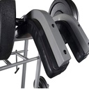  Body-Solid ProClub Leverage Squat Machine with Rounded Calf Block and Plate Storage
