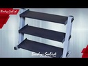 Body-Solid 3-Tier Vinyl/Neoprene Dumbbell Rack GDR34