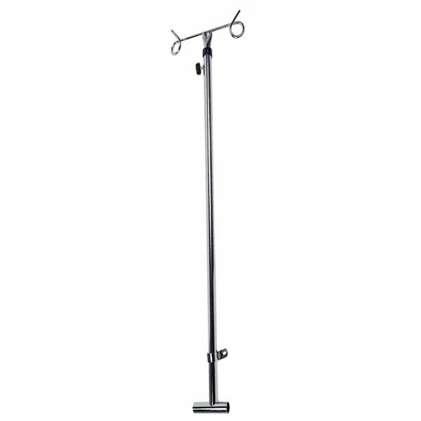 Drive Medical Universal Wheelchair Telescoping I.V. Pole – Adjustable Height and Reliable Support for Wheelchair Users