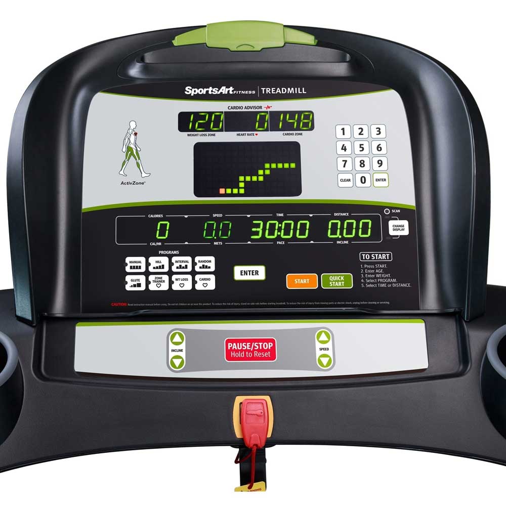 SpoertsArt T615-CHR Foundation Series Light Commercial Treadmill