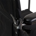  ProBasics Steel Transport Chair Steel 19 inch-Silver Vein