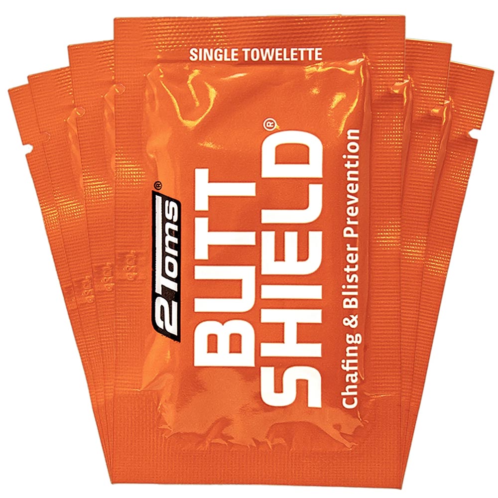 2Toms ButtShield Single-Use Towelette, 48-Pack – Ultimate Comfort for Athletes and Active Lifestyles