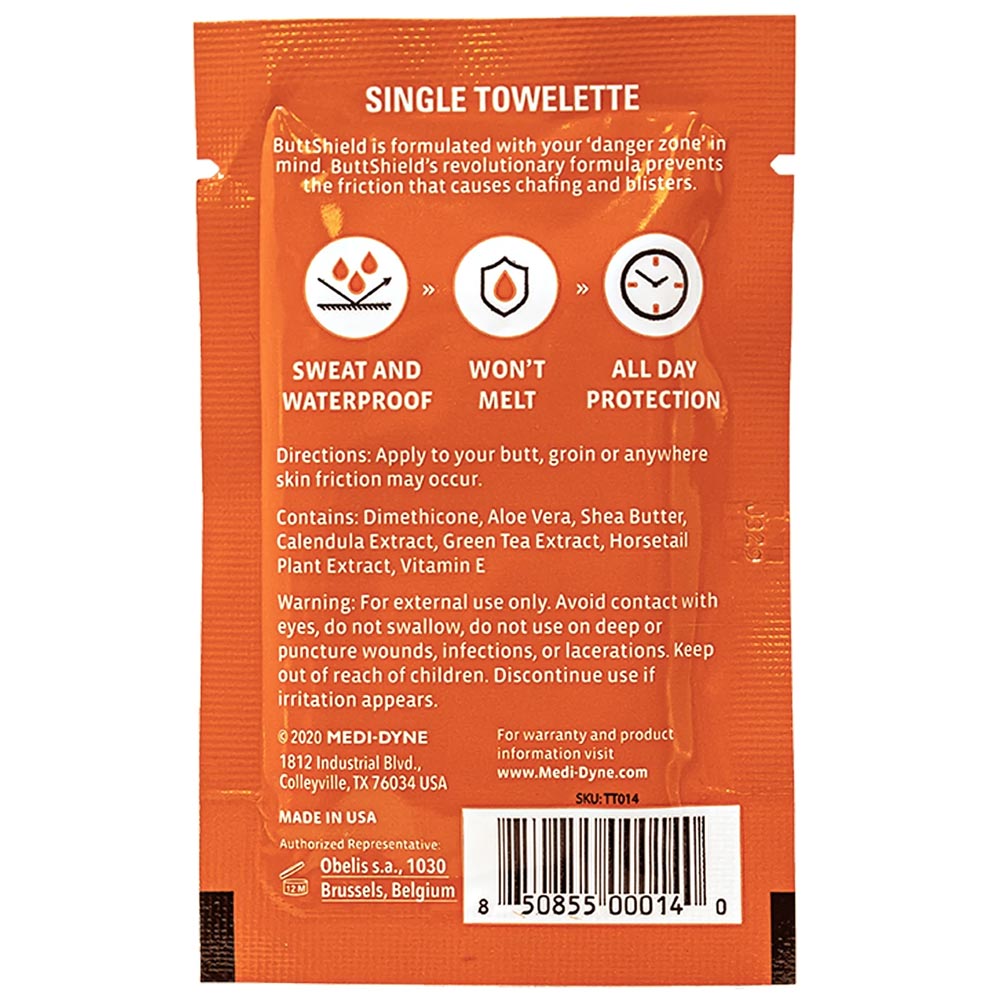  2Toms ButtShield Towelette 48