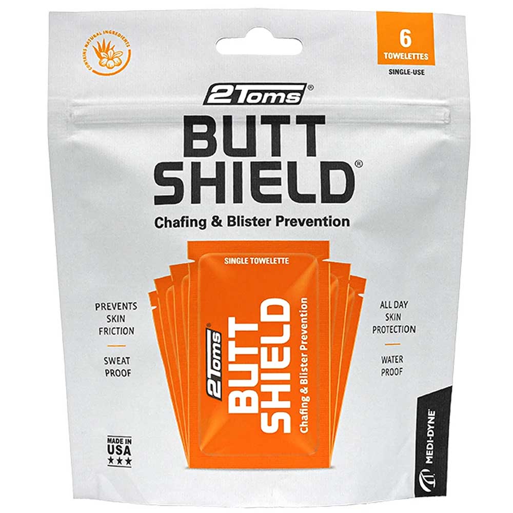  2Toms ButtShield Anti Chafing Towelettes - 6 pack