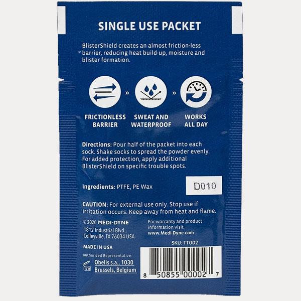 2Toms BlisterShield Single Use 6-Pack – Effortless Blister Prevention for Active Lifestyles