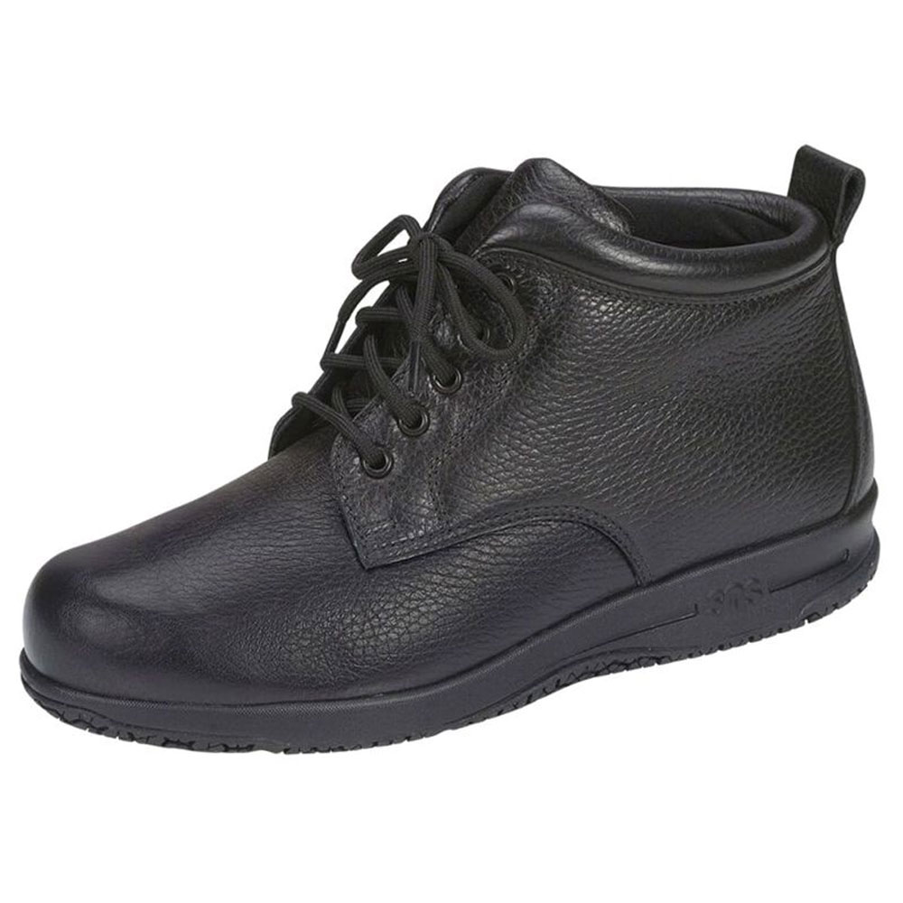 SAS Womens Alpine Non Slip Lace Up Footwear-Black