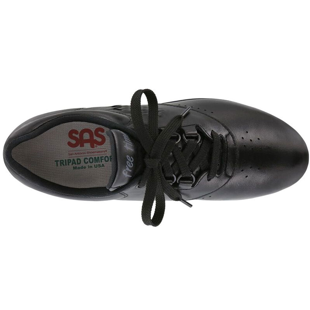SAS Womens Free Time Walking Footwear-Black