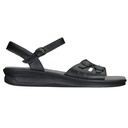 SAS Womens Duo Quarter Strap Sandal-Black