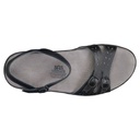 SAS Womens Duo Quarter Strap Sandal-Black