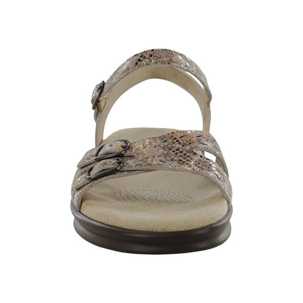SAS Womens Duo Quarter Strap Sandal-Multisnake Taupe