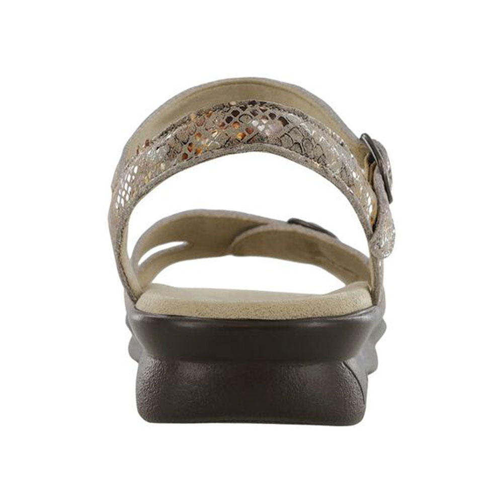 SAS Womens Duo Quarter Strap Sandal-Multisnake Taupe