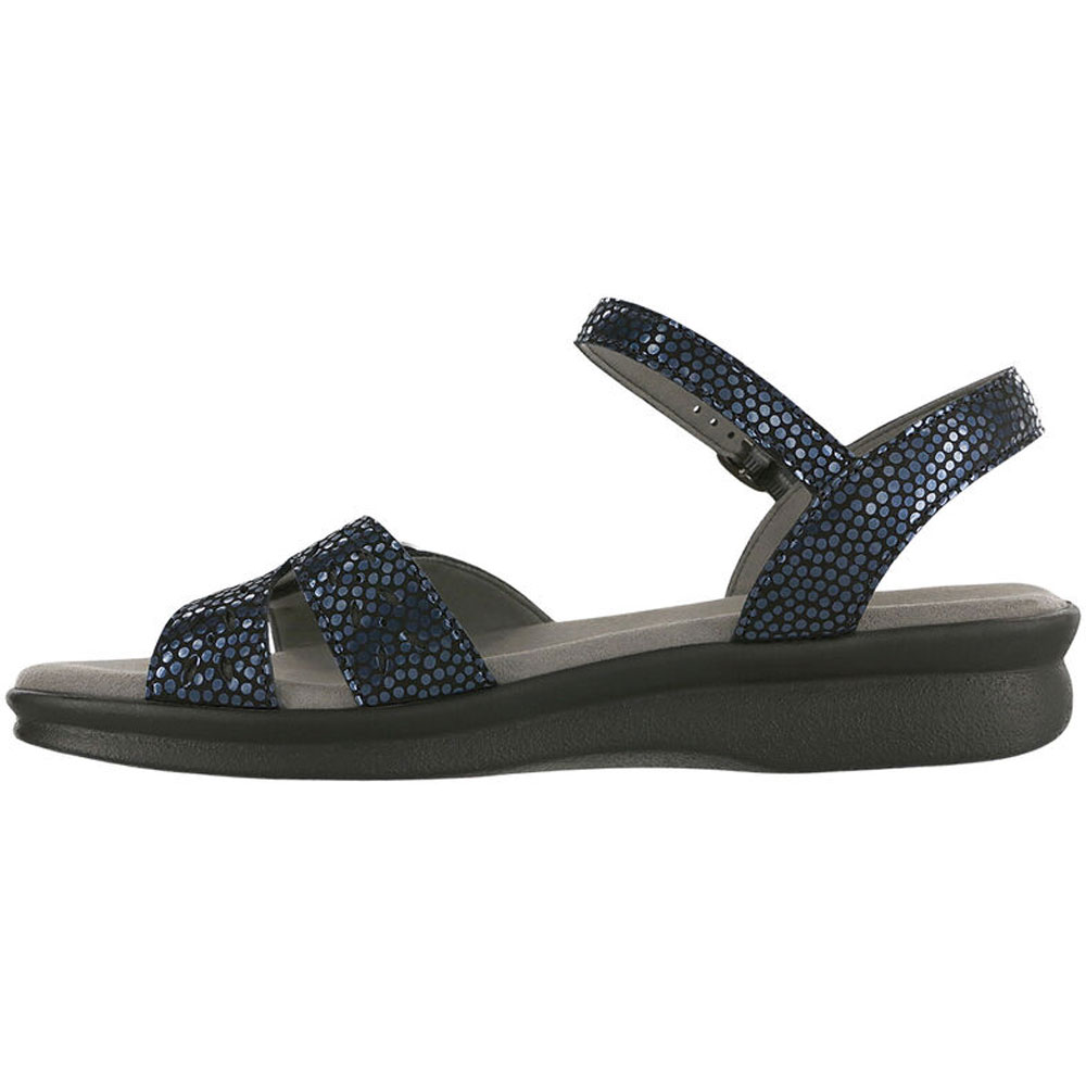 SAS Womens Duo Quarter Strap Sandal-Navy Perla
