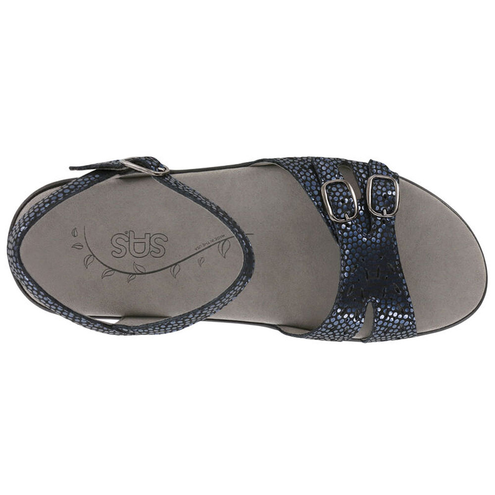 SAS Womens Duo Quarter Strap Sandal-Navy Perla