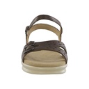 SAS Womens Duo Quarter Strap Sandal-DarkWood