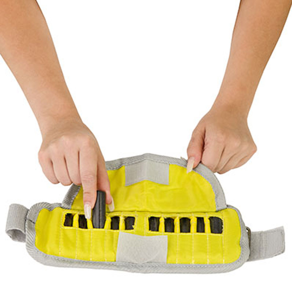 Adjustable Cuff Wrist Weights 2 lb Inserts - Yellow