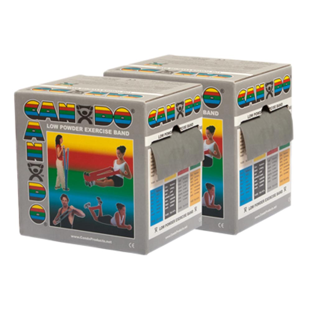 Cando Twin-Pak Exercise Band 100 Yard Dispenser Low-Powder