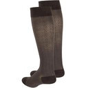 TOUCH Mens Herringbone Pattern 15-20 mmHg Knee High Compression Socks