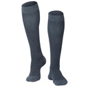 TOUCH Mens Herringbone Pattern 15-20 mmHg Knee High Compression Socks