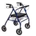 Drive Medical Bariatric Rollator With 8" Wheels